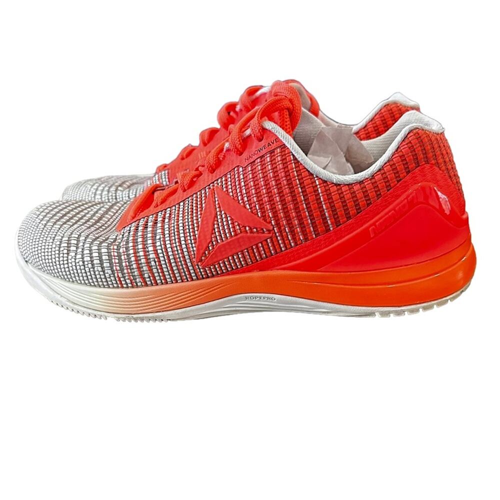 Reebok CrossFit. Gray orange running shoes. Size 8 - Picture 5 of 9